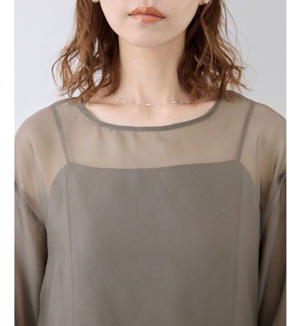 Rope&rsquo;Picnic「【Mon E&rsquo;toile/モンエトワール】結婚式にも/ブラウスセットキャミDRESS」|ドレス|