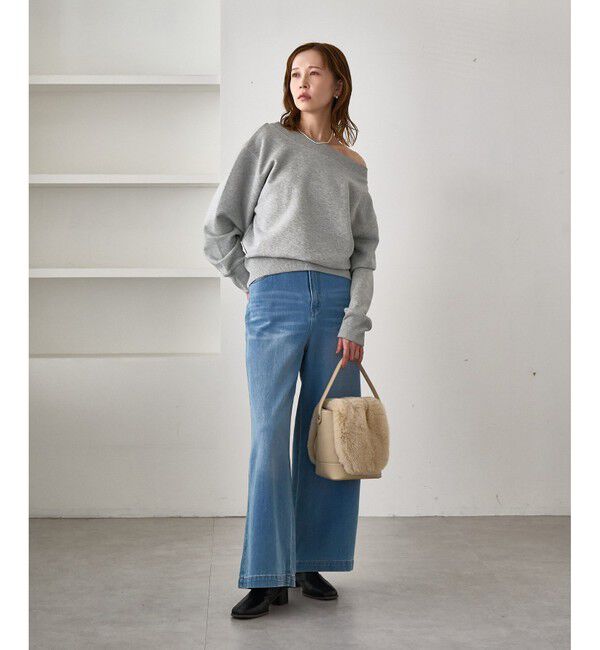 Rope&rsquo;Picnic「2WAYボートネックスウェット/リンクコーデ」|スウェット・ジャージ|