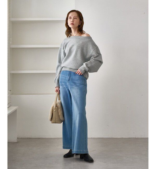 Rope&rsquo;Picnic「2WAYボートネックスウェット/リンクコーデ」|スウェット・ジャージ|