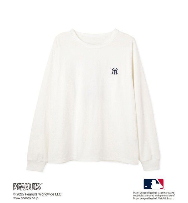 Rope&rsquo;Picnic「【PEANUTS&times;MLB COLLECTION by ROPE' PICNIC】ロングスリーブTee」|Tシャツ・カットソー|