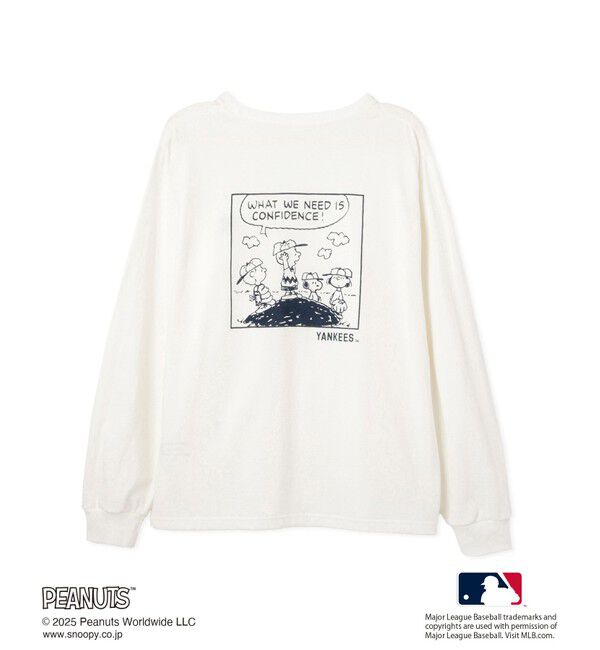 Rope&rsquo;Picnic「【PEANUTS&times;MLB COLLECTION by ROPE' PICNIC】ロングスリーブTee」|Tシャツ・カットソー|