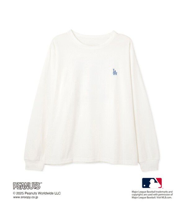 Rope&rsquo;Picnic「【PEANUTS&times;MLB COLLECTION by ROPE' PICNIC】ロングスリーブTee」|Tシャツ・カットソー|