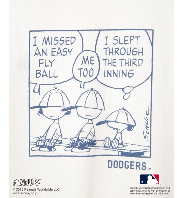 Rope&rsquo;Picnic「【PEANUTS&times;MLB COLLECTION by ROPE' PICNIC】ロングスリーブTee」|Tシャツ・カットソー|