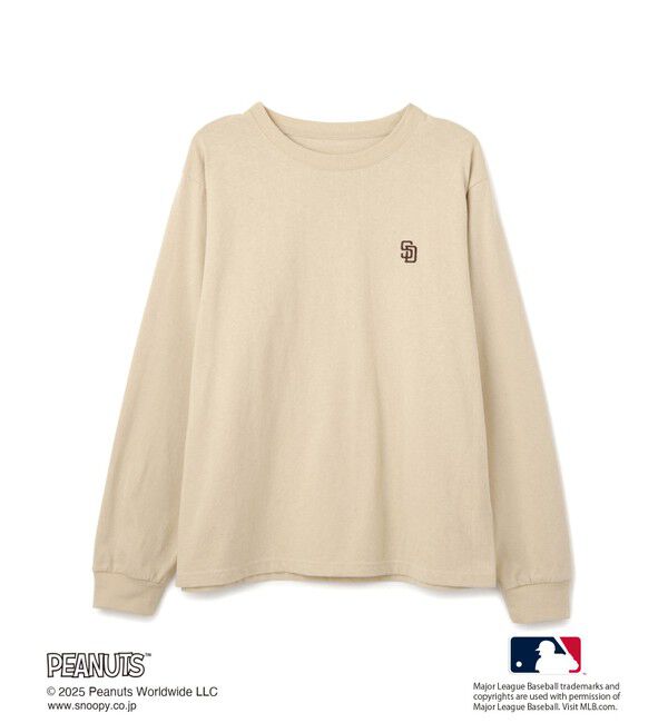 Rope&rsquo;Picnic「【PEANUTS&times;MLB COLLECTION by ROPE' PICNIC】ロングスリーブTee」|Tシャツ・カットソー|