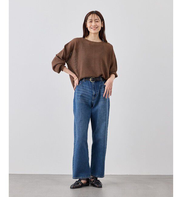 Rope&rsquo;Picnic「プチスパンコールメッシュニット」|ニット・セーター|