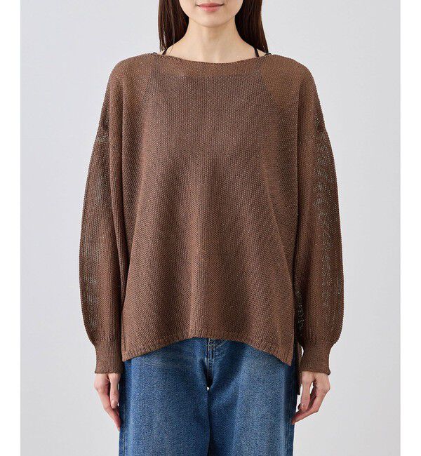 Rope&rsquo;Picnic「プチスパンコールメッシュニット」|ニット・セーター|