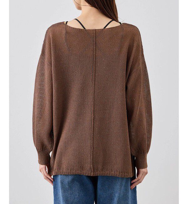 Rope&rsquo;Picnic「プチスパンコールメッシュニット」|ニット・セーター|