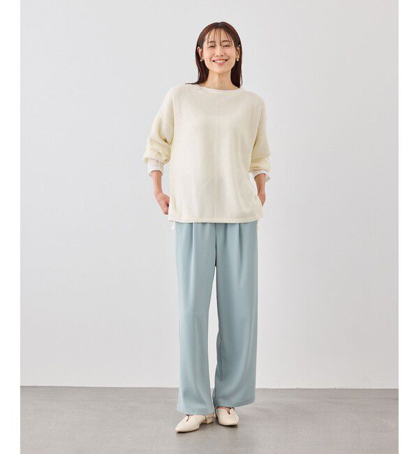 Rope&rsquo;Picnic「プチスパンコールメッシュニット」|ニット・セーター|