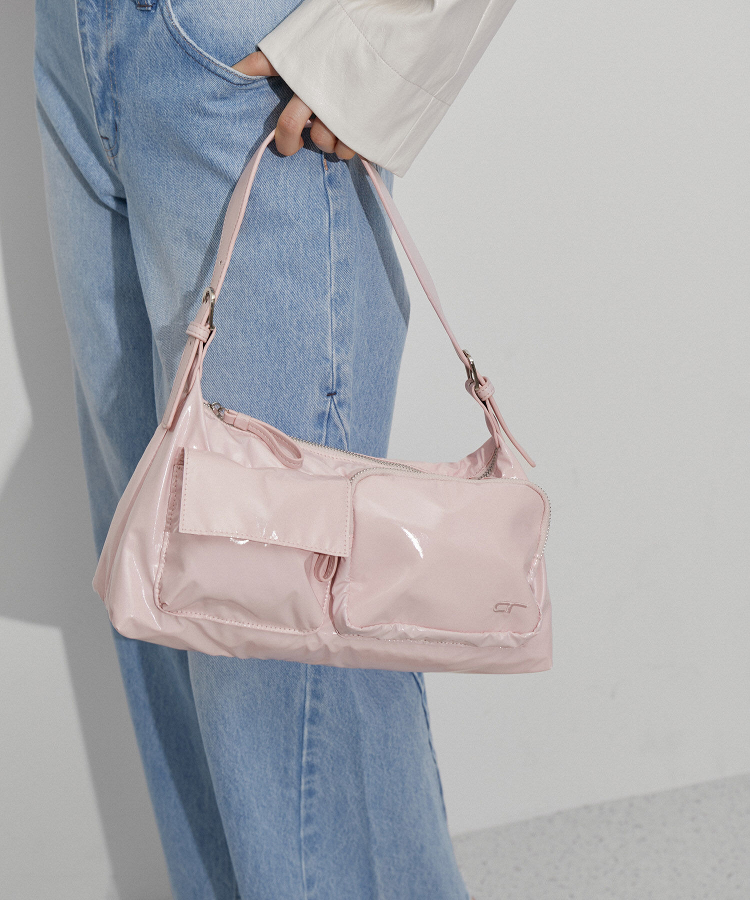 ADAM ET ROPE'「【サステナブル・追加】ボックスポケットミニバッグ」|ハンドバッグ|