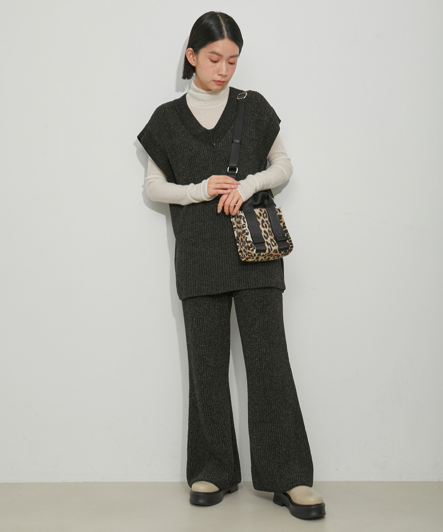 ADAM ET ROPE'「【GANNI for ADAM ET ROPE'】Recycled tech Mini Tote」|トートバッグ|