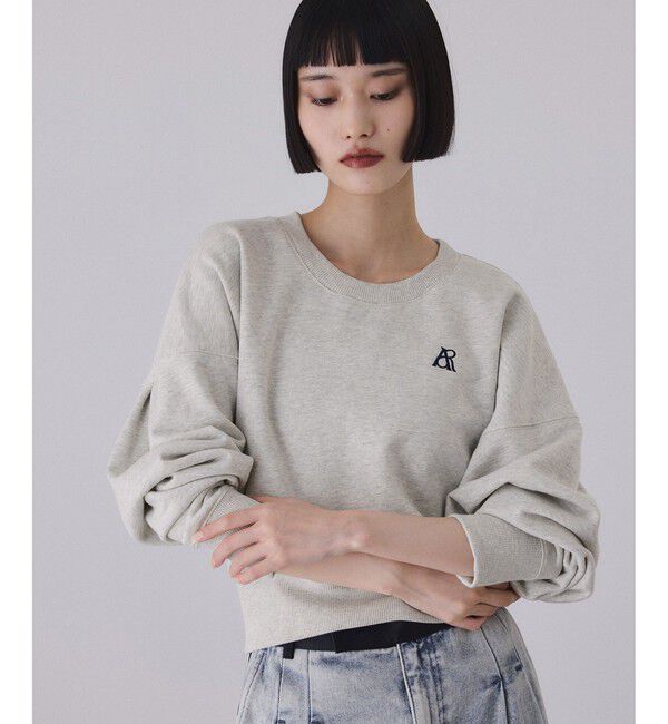 ADAM ET ROPE'「【サステナブル】パフスリーブスウェット」|スウェット・ジャージ|