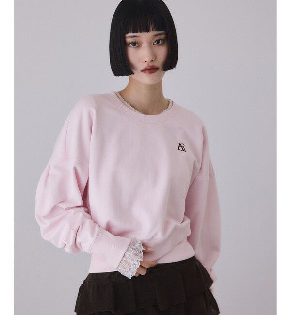 ADAM ET ROPE'「【サステナブル】パフスリーブスウェット」|スウェット・ジャージ|