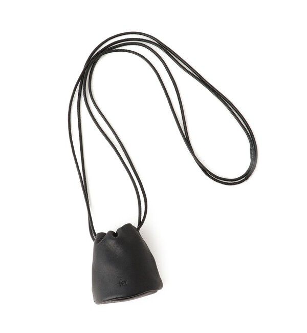 ADAM ET ROPE'「【PFT】Drawstrig Mini Pochette」|ショルダー・メッセンジャー|