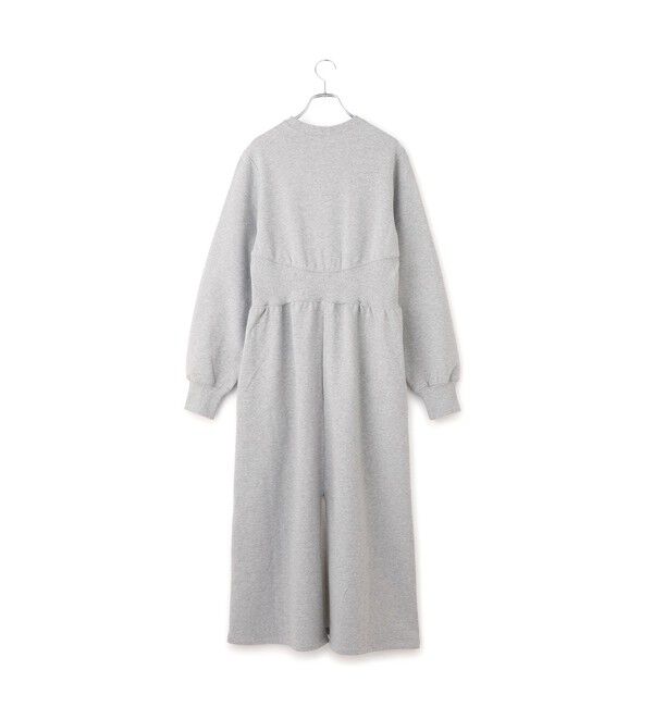 ADAM ET ROPE'「【WEB限定】ウエストリブスウェットワンピース」|ワンピース|