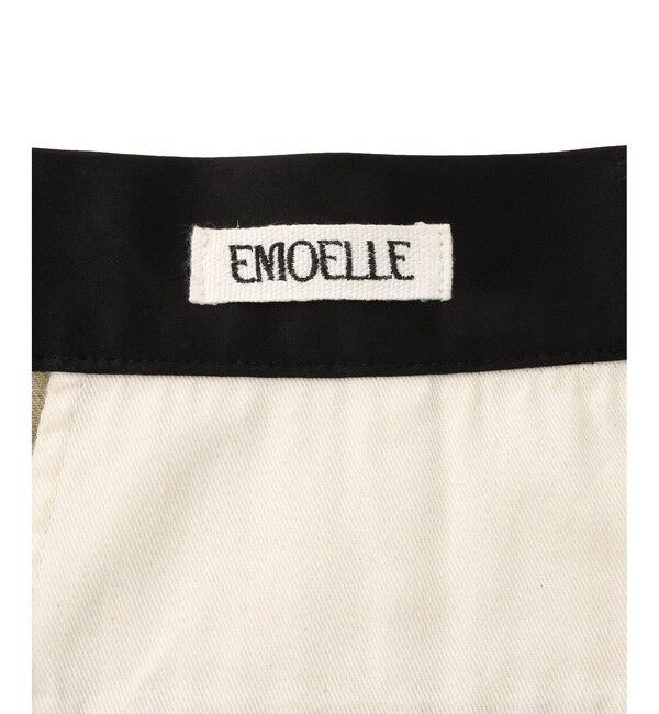 ADAM ET ROPE'「【EMOELLE】ドレスデニムパンツ（バイオ加工）」|デニム|