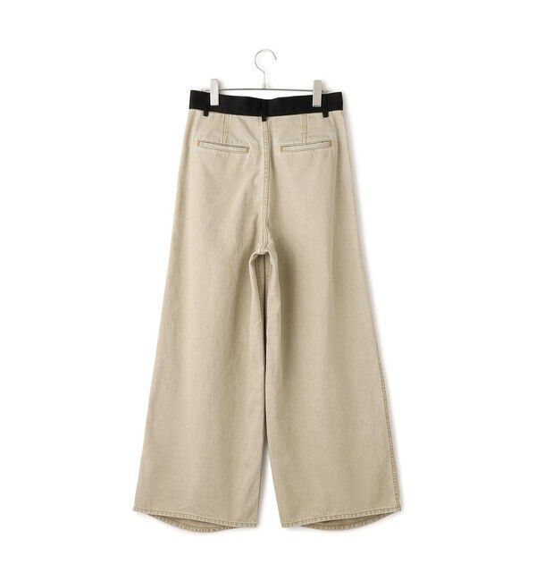 ADAM ET ROPE'「【EMOELLE】ドレスデニムパンツ（バイオ加工）」|デニム|