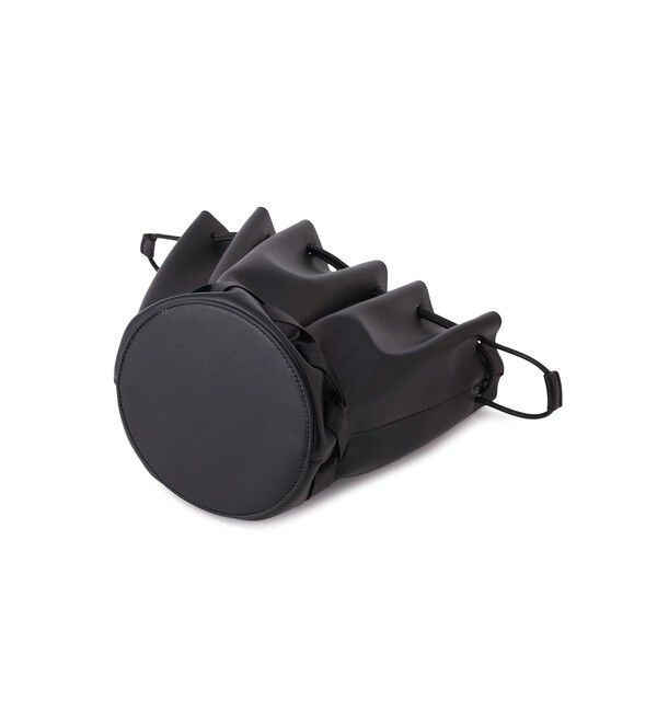 ADAM ET ROPE'「レザーブレード巾着ミニバッグ」|ショルダー・メッセンジャー|