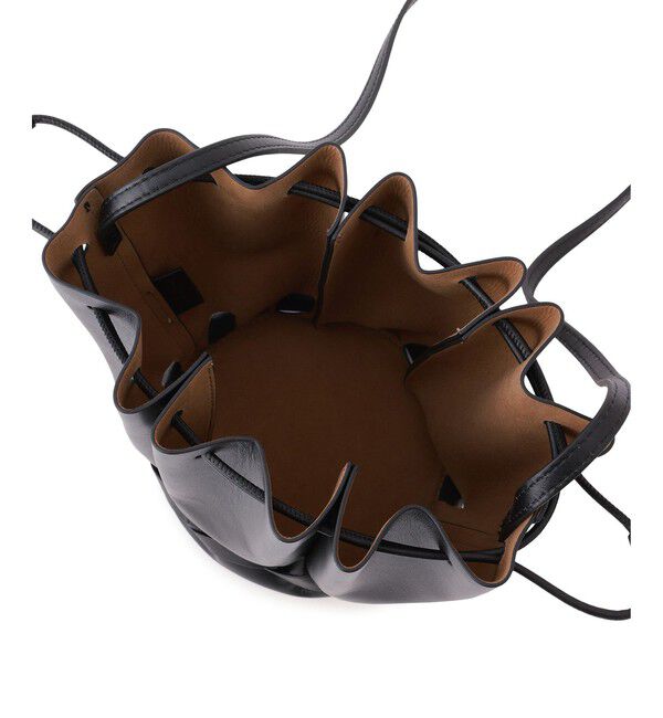 ADAM ET ROPE'「レザーブレード巾着ミニバッグ」|ショルダー・メッセンジャー|