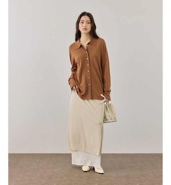 ADAM ET ROPE'「レザーブレード巾着ミニバッグ」|ショルダー・メッセンジャー|