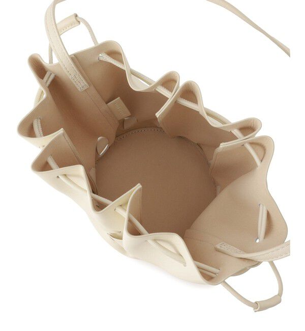 ADAM ET ROPE'「レザーブレード巾着ミニバッグ」|ショルダー・メッセンジャー|