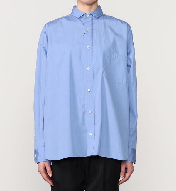  「TICCA | コットン スクエアビッグシャツ WOMEN」|シャツ・ブラウス|