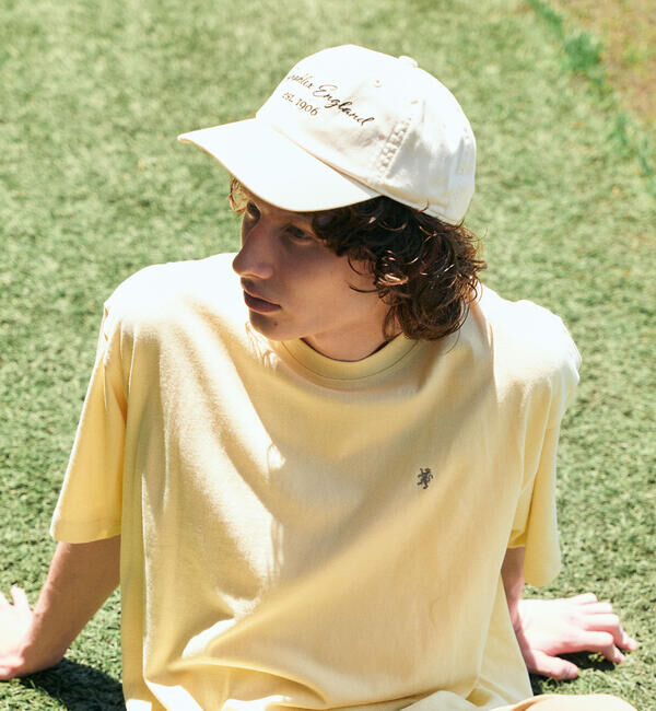  「Gymphlex | コットンチノ ロゴキャップ UNISEX」|キャップ・キャスケット|IVORY