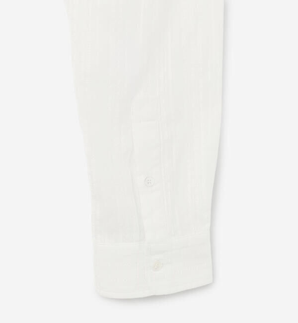  「INDIA INDUSTRY | コットンドビー バンドカラーシャツ MEN」|シャツ・ブラウス|