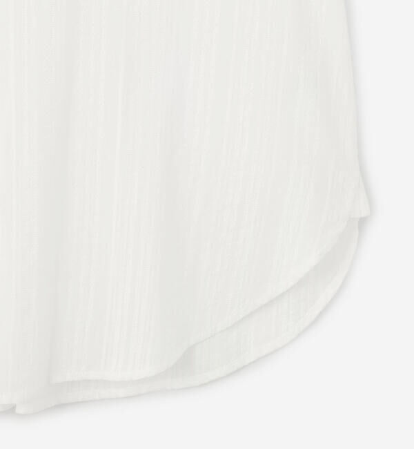  「INDIA INDUSTRY | コットンドビー バンドカラーシャツ MEN」|シャツ・ブラウス|