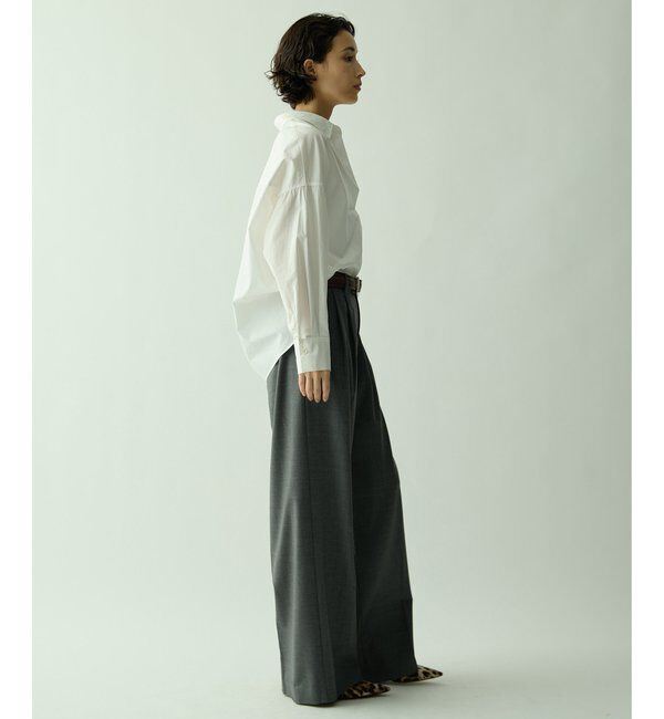 Drawing Numbers「【Drawing Numbers】スキッパーロングスリーブシャツ」|シャツ・ブラウス|