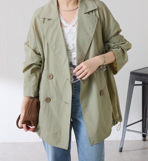  「エアーナイロンミドルトレンチコート」|その他|