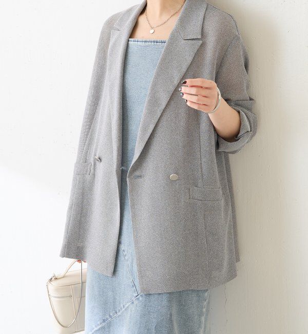  「メッシュダブルジャケット」|テーラードジャケット|