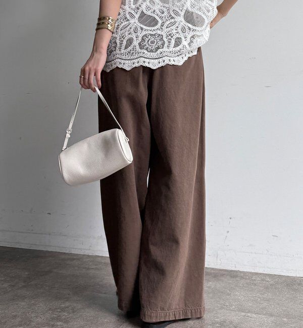  「デニムワイドイージーパンツ」|デニム|