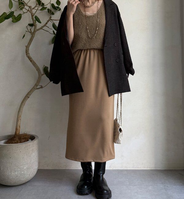  「【WEB限定】MA1ポケットプルオーバー＋タイトスカートセット」|スーツ|