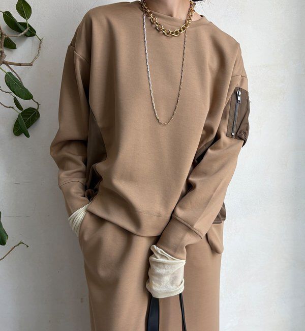  「【WEB限定】MA1ポケットプルオーバー＋タイトスカートセット」|スーツ|