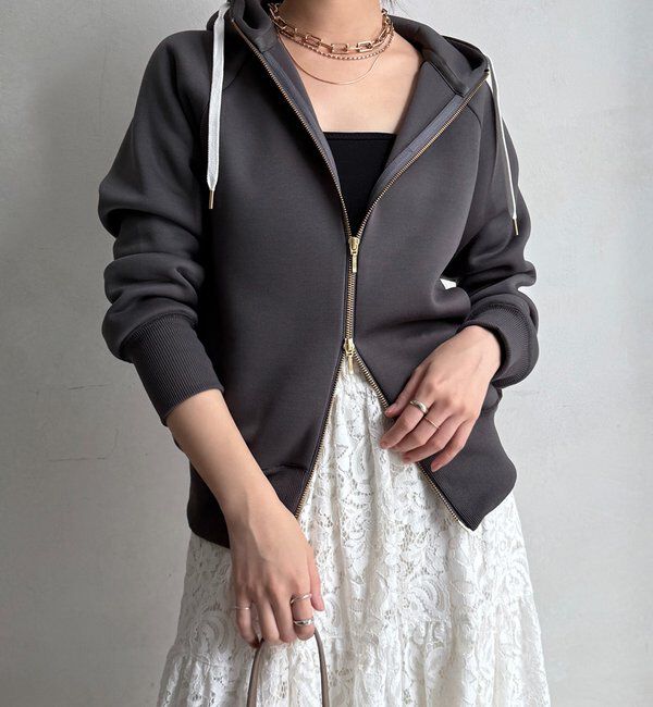  「プラムダンボールジップフーディー」|Tシャツ・カットソー|