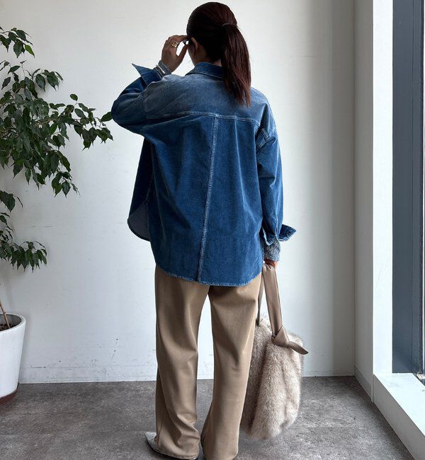  「別珍デニムシャツ」|シャツ・ブラウス|