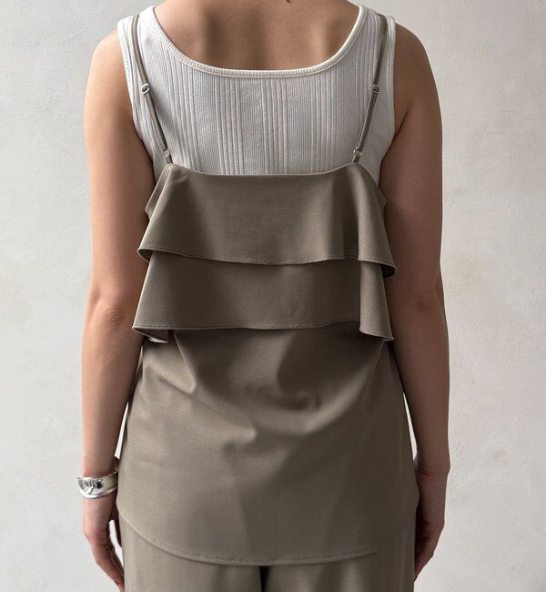  「ドライタッチフリルキャミ」|シャツ・ブラウス|