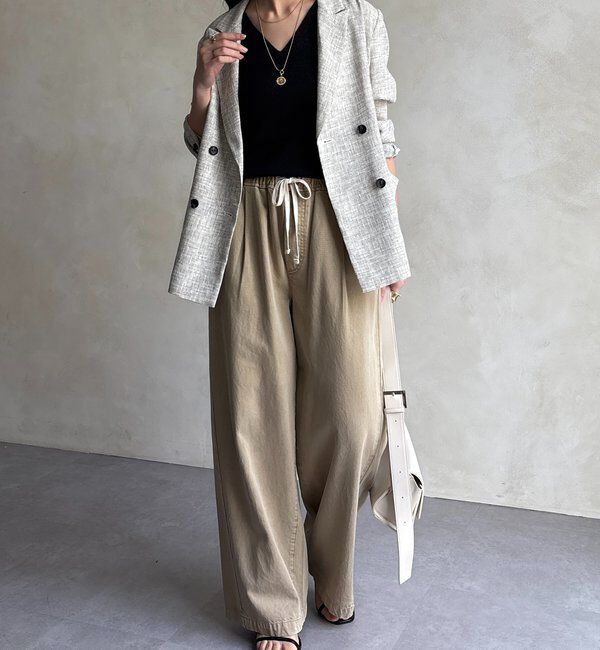  「前後2WAYラメニットタンク」|ニット・セーター|