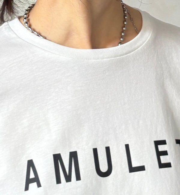  「【WEB限定】袖フリルロゴTEE」|Tシャツ・カットソー|