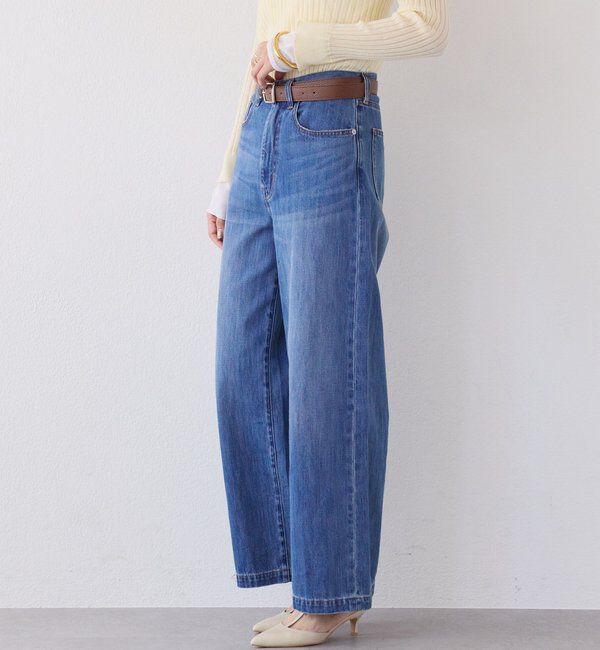  「【RIMH（リムエイチ）】クリーンワイドデニム」|デニム|