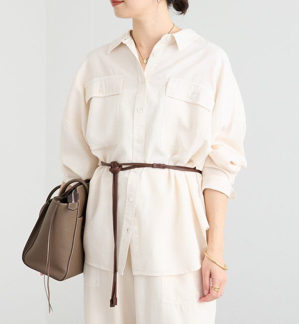  「【セットアップ可/新色追加】ガーメントダイワイドシャツ」|シャツ・ブラウス|