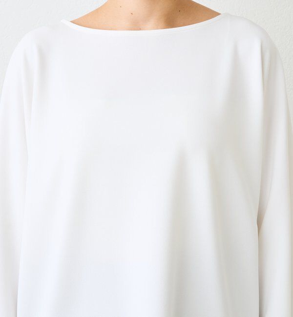  「予約【万能ブラウス】カットジョーゼットドルマンプルオーバー」|Tシャツ・カットソー|