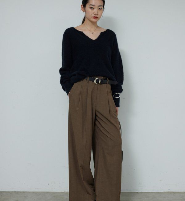  「【SACHIKOコラボ】2タックワイドパンツ」|チノ|