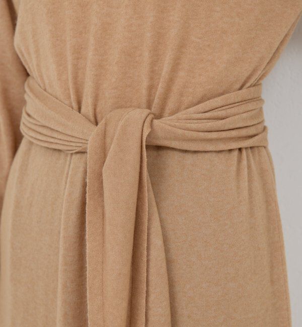  「【25th記念アイテム】ベルト付きロングニットワンピース」|ワンピース|