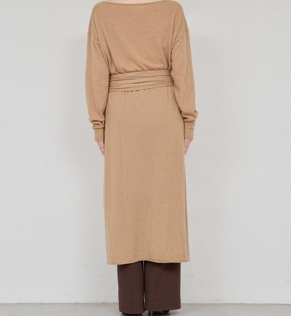  「【25th記念アイテム】ベルト付きロングニットワンピース」|ワンピース|