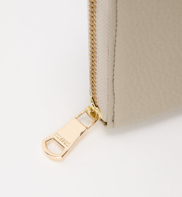  「モノグラムプレートラウンドジップウォレット」|財布|