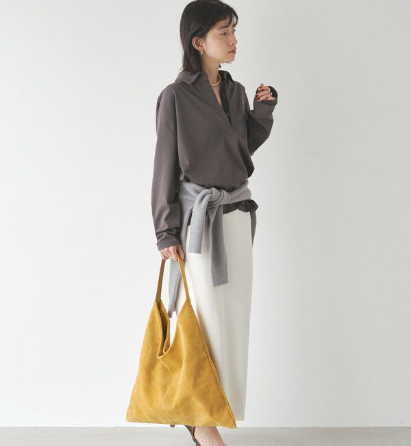  「【再値下げ】スエードワンショルダーバッグ」|ショルダー・メッセンジャー|