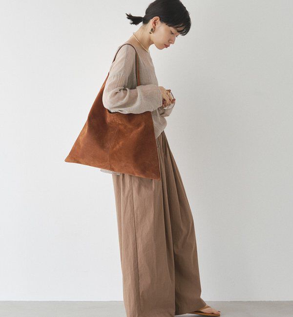  「【再値下げ】スエードワンショルダーバッグ」|ショルダー・メッセンジャー|