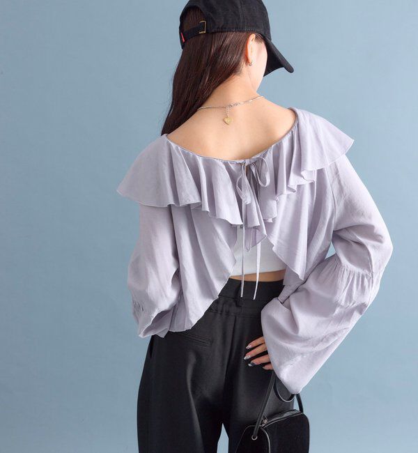  「ラッフルボレロブラウス」|シャツ・ブラウス|