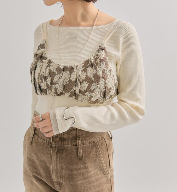  「ヴィンテージライク ビスチェ」|シャツ・ブラウス|